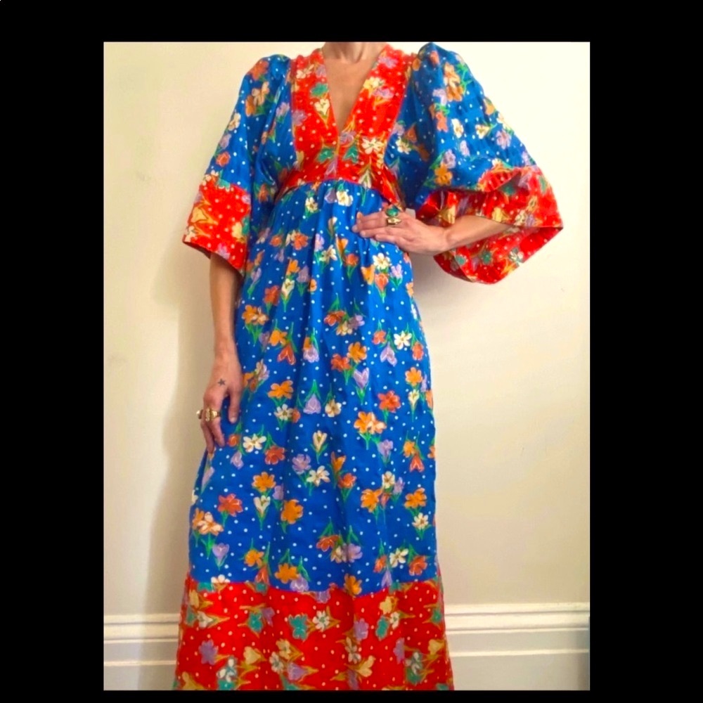 😍VINTAGE😍 Sz Small Caftan from the “Young Innocent” Collection by “Arpej…
